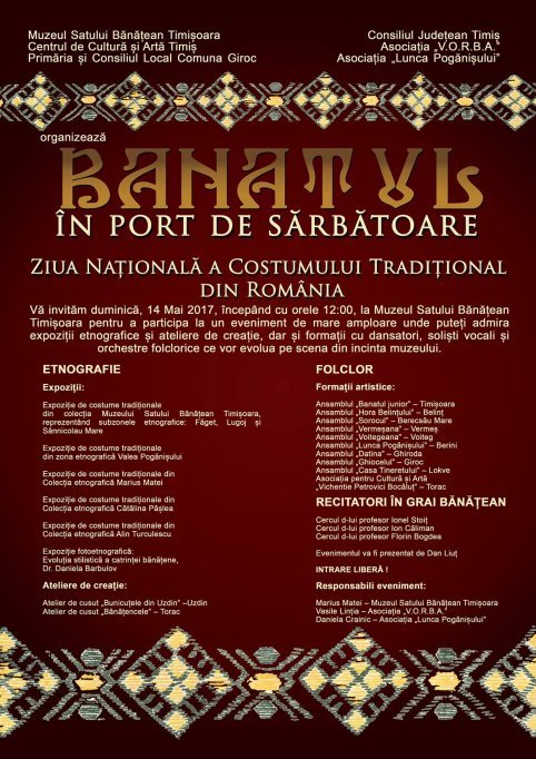 Banatul in Port de Sarbatoare - Ziua Nationala a Costumului Traditional din Romania