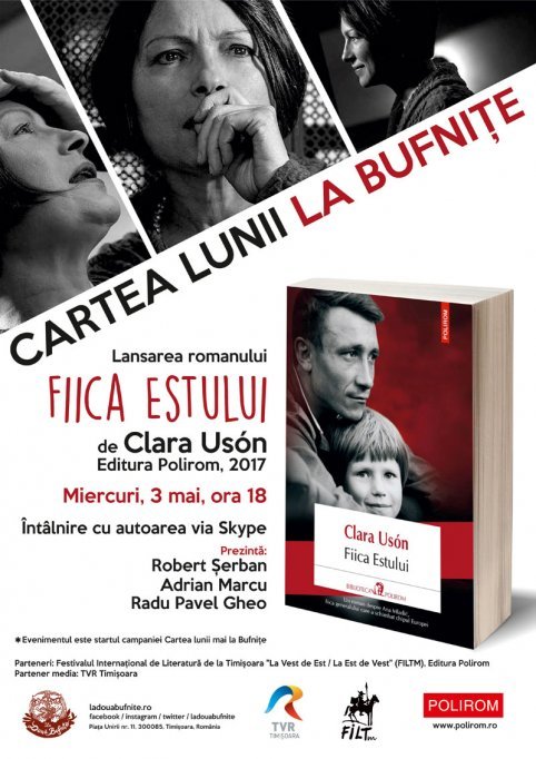 Clara Usón, via Skype, despre romanul Fiica Estului