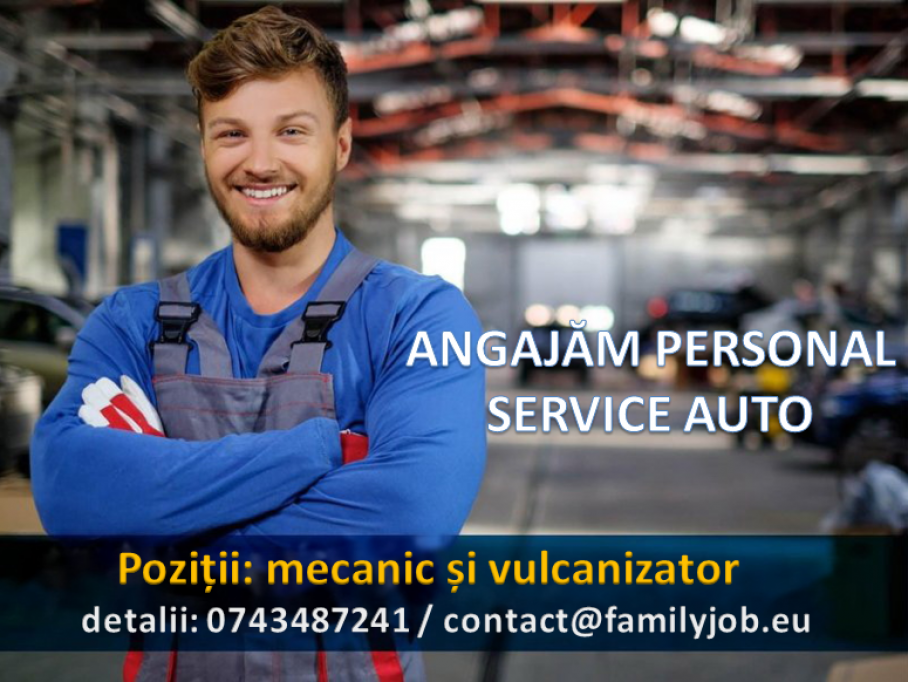 Angajam in service auto mecanic si vulcanizator
