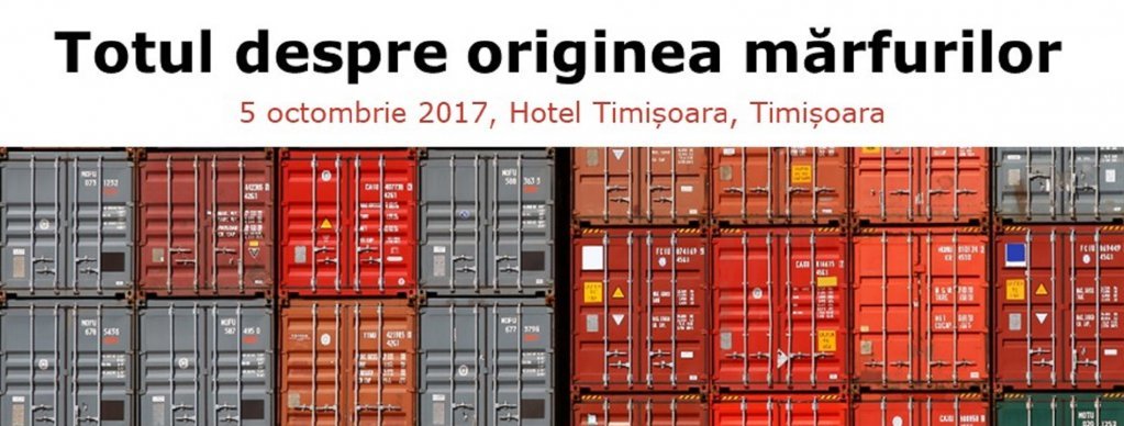 Seminarul „Totul despre originea mărfurilor – de la teorie la practică”