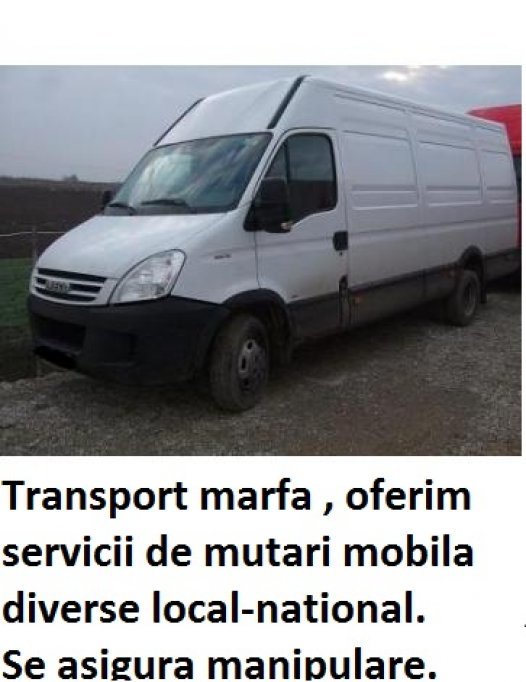 Transport mobila - mutari mobila - mutari diverse -bagaje Timisoara