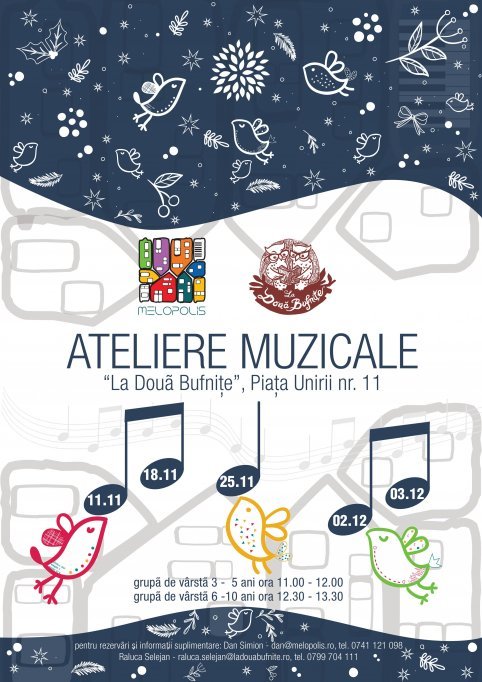 Ateliere muzicale interactive pentru copii