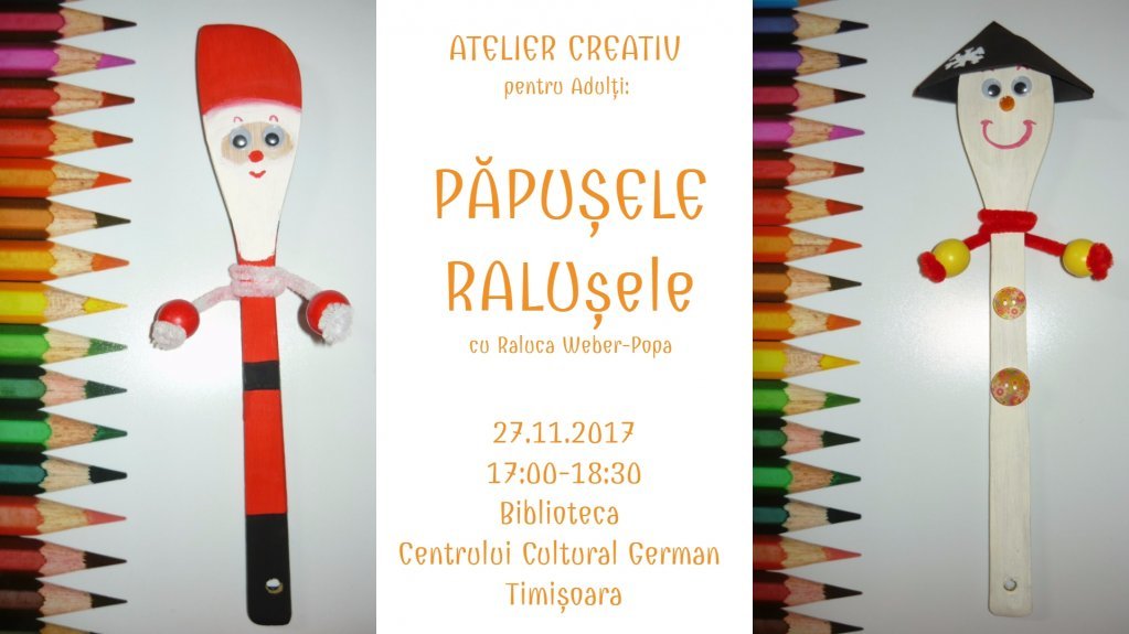 Atelier creativ (pentru adulți): Păpușele RALUșele de Moș Nicolae