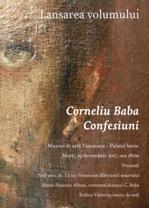 Lansare de carte: Corneliu Baba - Confesiuni