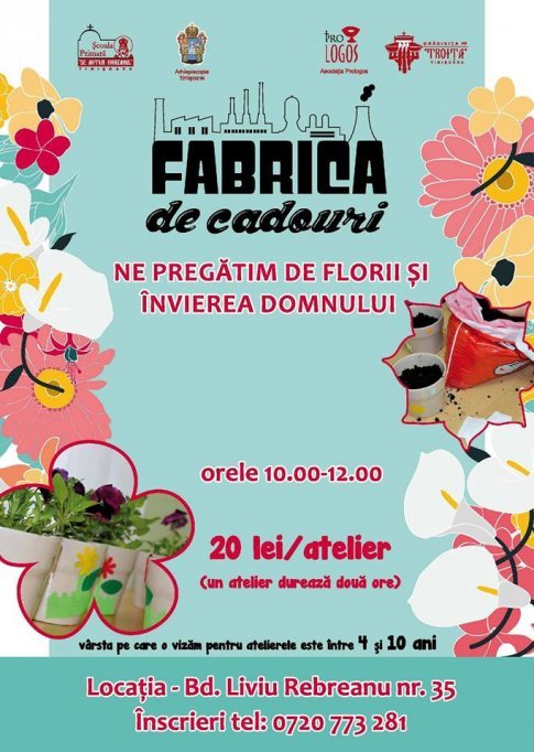 Fabrica de cadouri - ne pregatim de Florii și Învierea Domnului