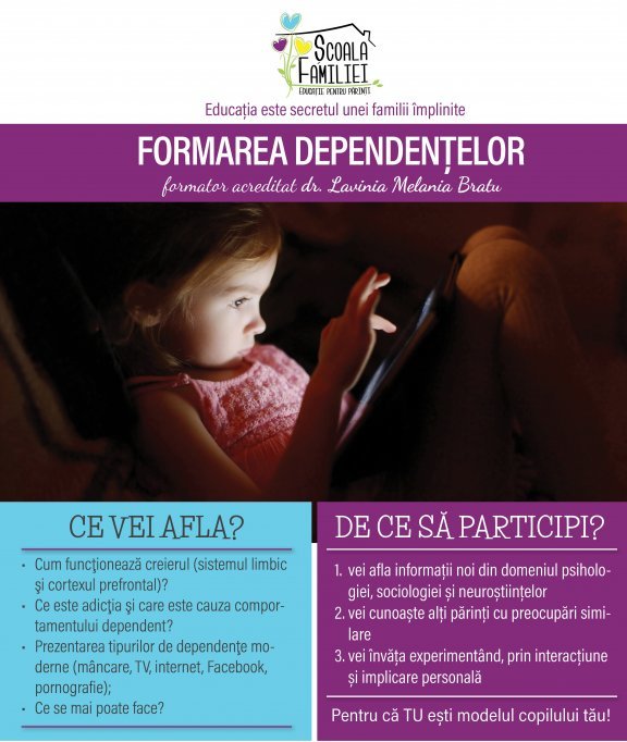 Formarea dependentelor la copii si adulti