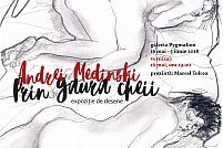 afis-medinski-1-2 Expozitie de desene "Prin gaura cheii" - Andrei Medinski