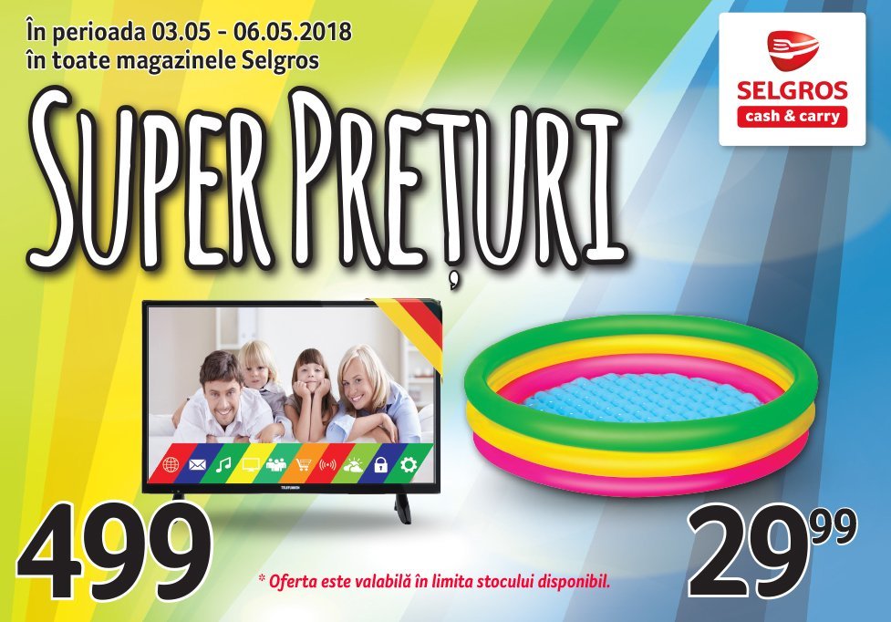 La Selgros, ofertele bune vin câte două!
