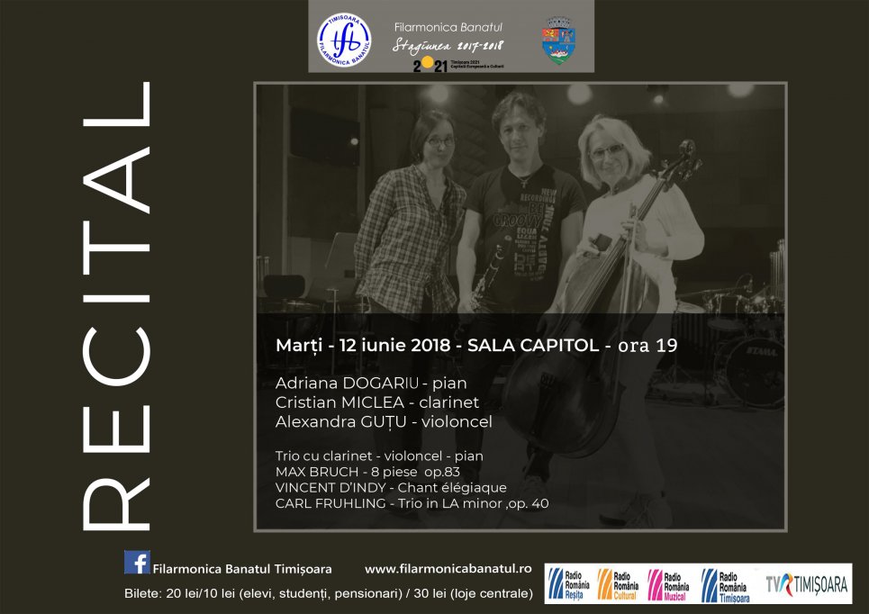 Recital de trio cu clarinet
