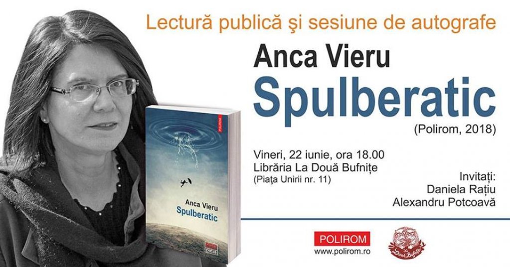 Lectura publica: Anca Vieru, Spulberatic