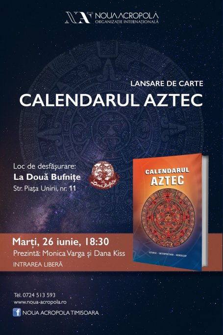 Lansare de carte: CALENDARUL AZTEC