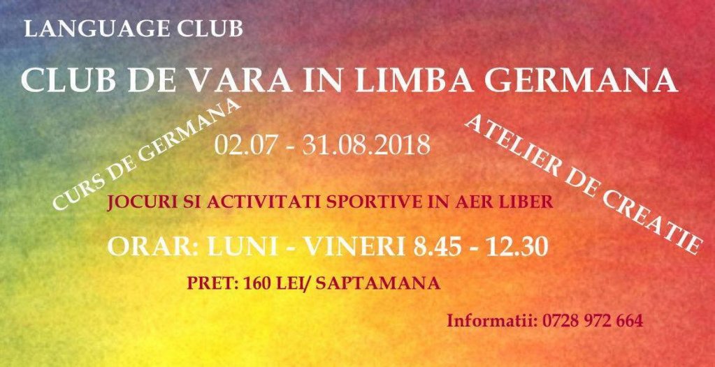 Club de vara in limba germana