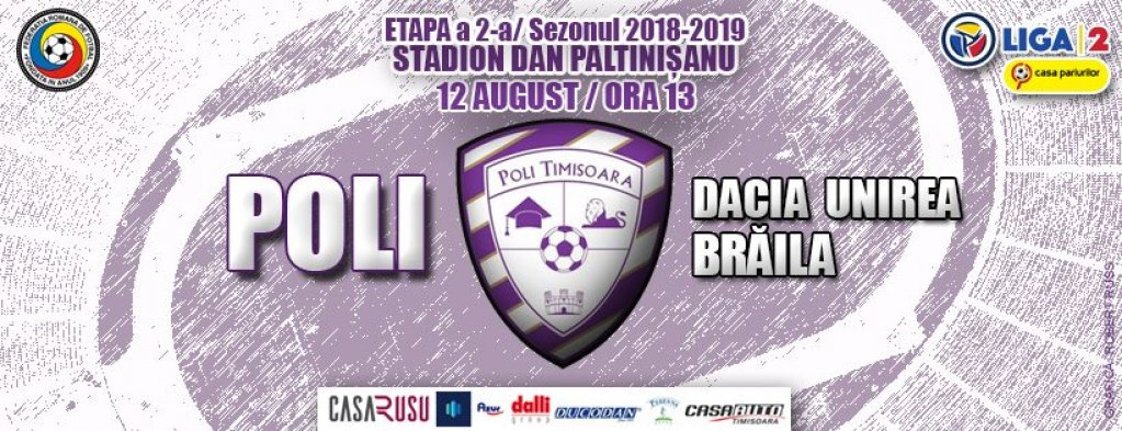 ACS Poli Timisoara - Dacia Unirea Braila