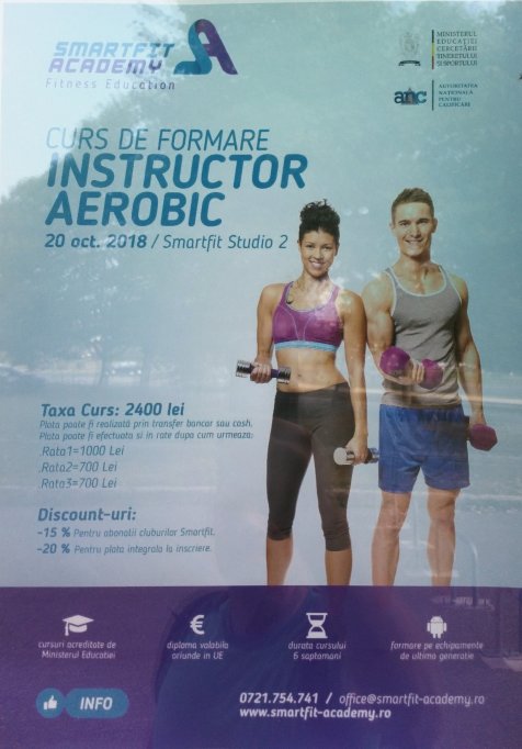 Curs de formare Instructor Aerobic