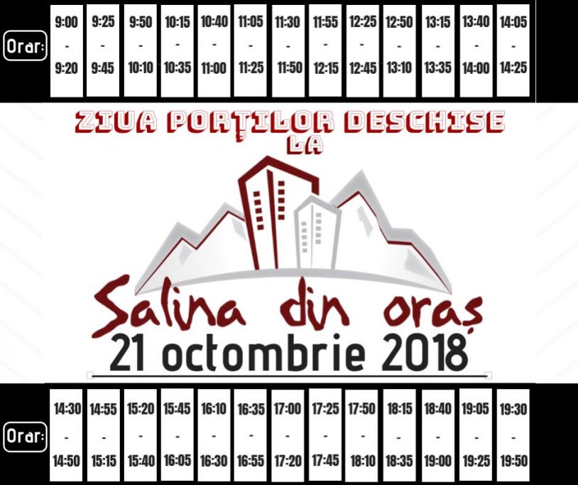 Ziua Portilor Deschise la Salina din Oras