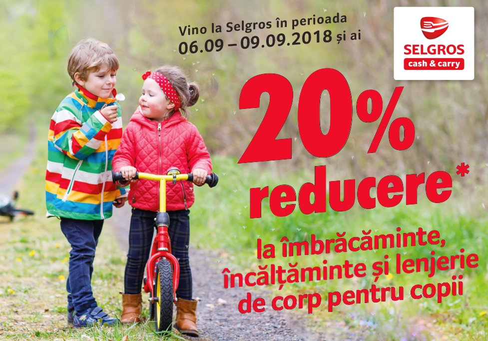 Articole pentru copii la Selgros Timisoara