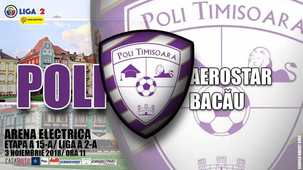 ACS Poli Timisoara - Aerostar Bacau