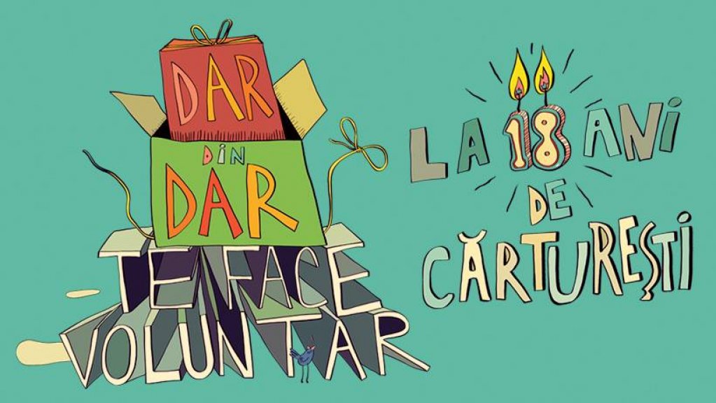 18 ani de Carturesti - Dar din dar te face voluntar