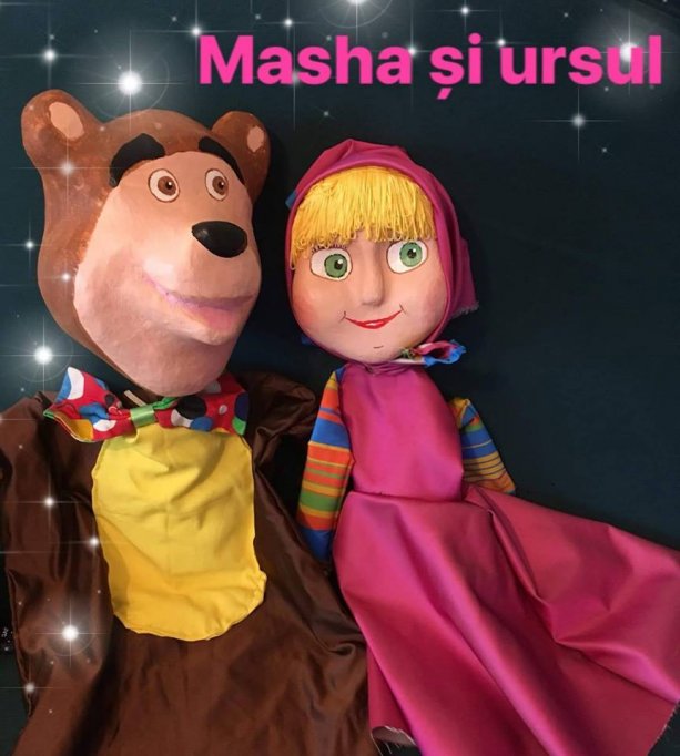 Ursul pacalit de Masha / teatru de papusi