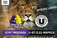 Baschet SCM Timisoara - U BT Cluj Napoca