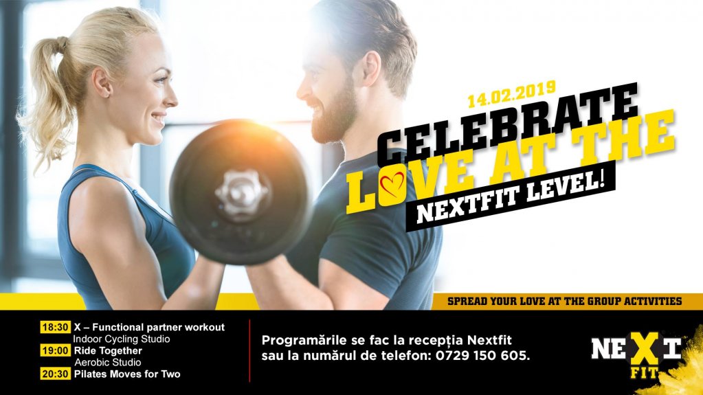 Celebrate Love at the Nextfit level!