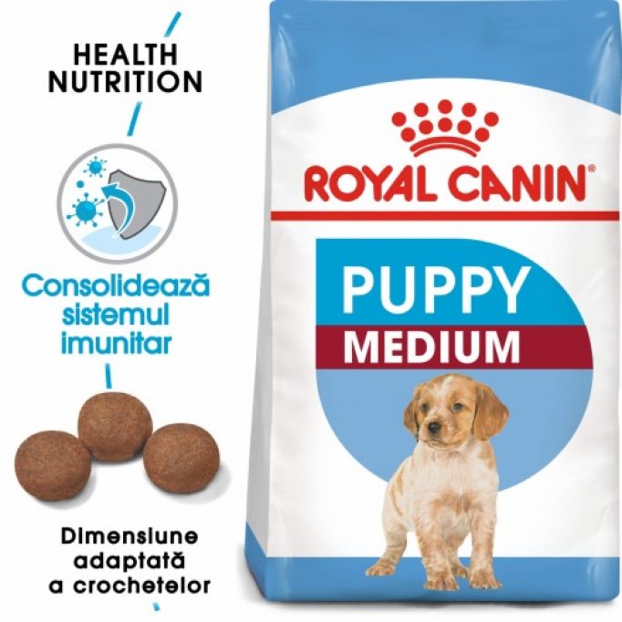 Royal Canin Mediu Puppy 15 kg sau cum hranim catelul