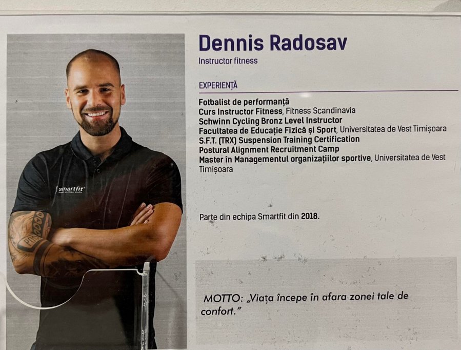 Dennis Radosav - instructor fitness