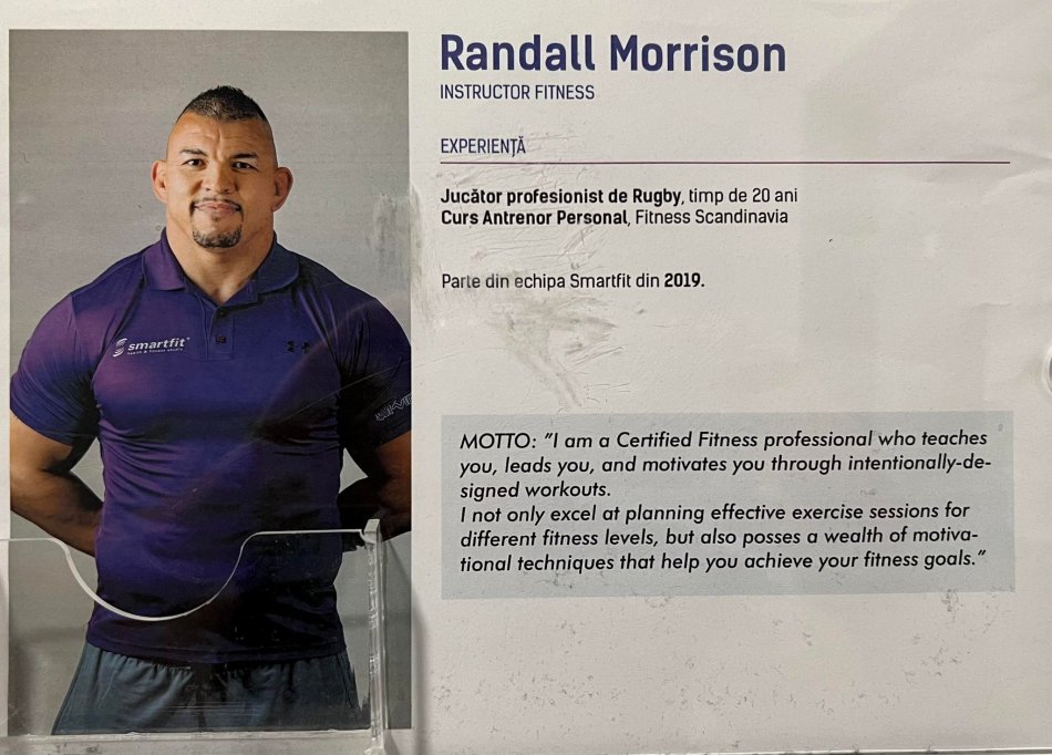 Randall Morrison - instructor fitness