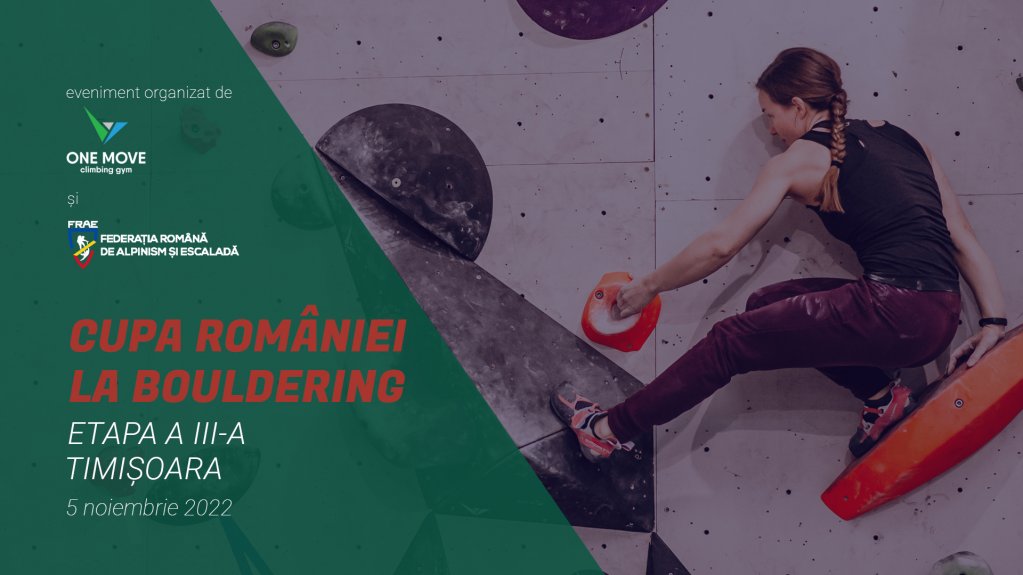 Cupa Romaniei la Bouldering - Etapa a 3-a