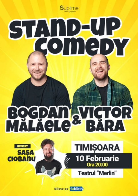 Stand Up Comedy cu Bogdan Malaele si Victor Bara