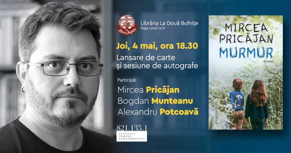 Lansare de carte Murmur, de Mircea Pricăjan