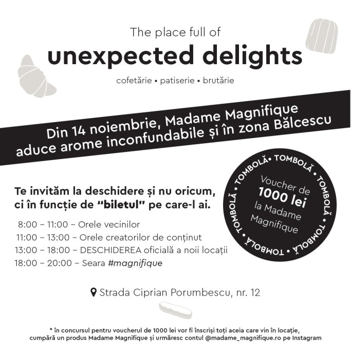 Madame Magnifique vine si pe strada Ciprian Porumbescu