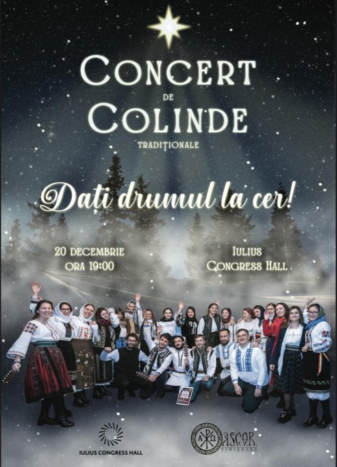 Concert de colinde: Dati drumul la cer!