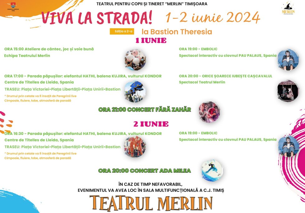 Teatrul Merlin va invita la Bastion Theresia