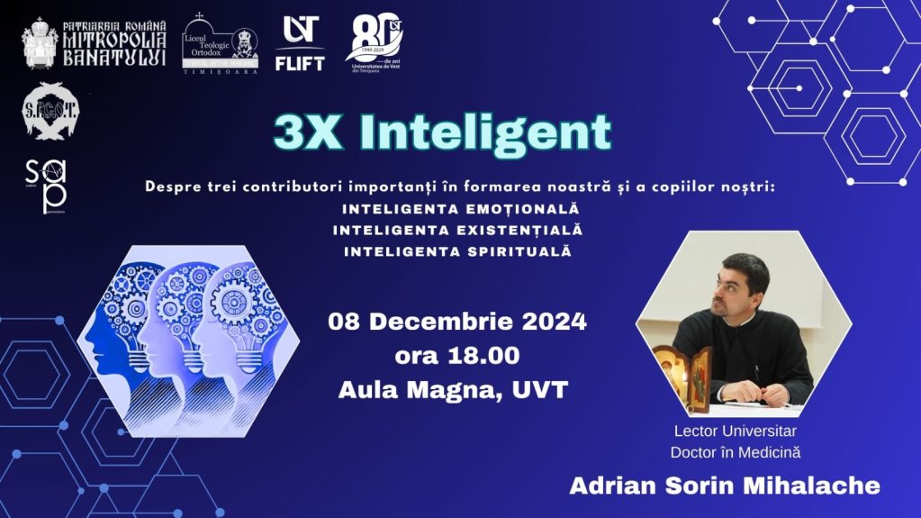 Conferinta ”3 x Inteligent” - diac. Adrian Sorin Mihalache