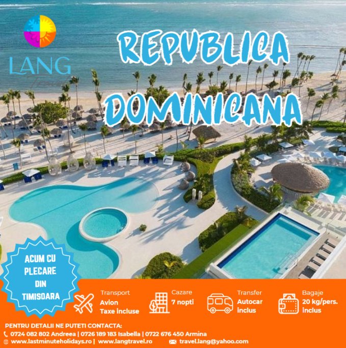 Oferte Republica Dominicana cu plecare din Timisoara