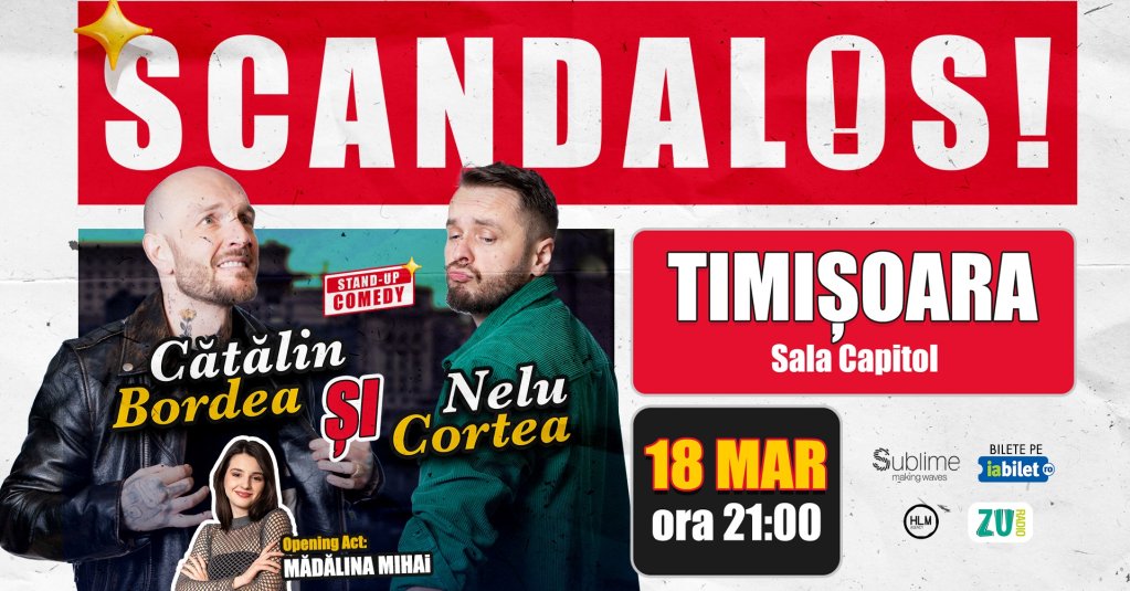 Stand-Up Comedy cu Bordea, Cortea si Madalina Mihai