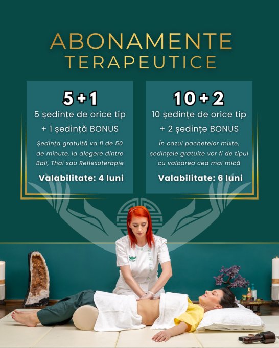 Terapia Thai, abonamente la masaj in Timisoara