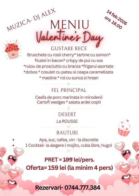 Valentine's Day la Restaurant La Rousse