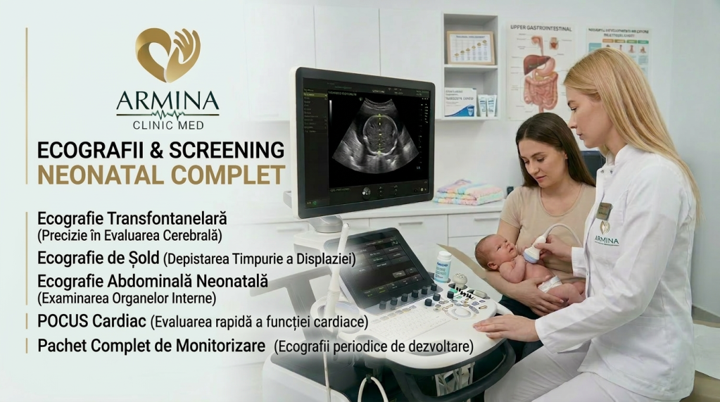 Ecografii neonatale in Timișoara. Screening pentru nou-născuți