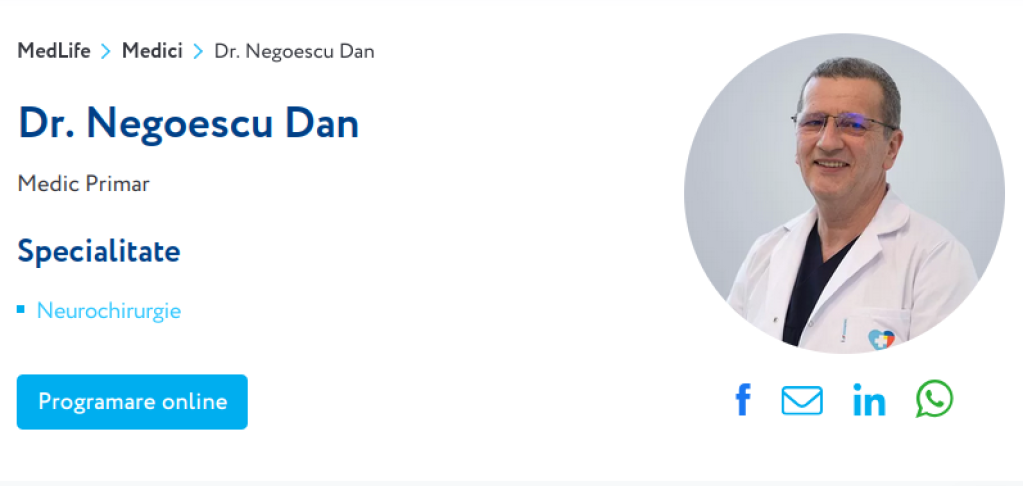 Negoescu Dan - doctor