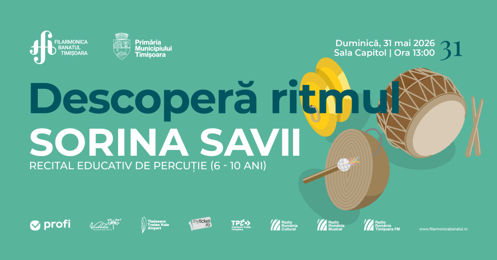 Recital educativ percuție (6-10 ani)