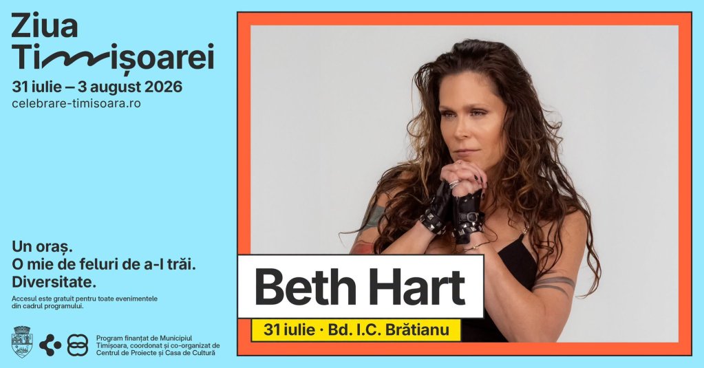 Beth Hart la Ziua Timisoarei 2026