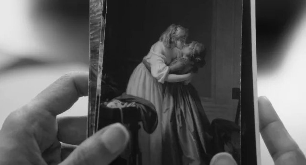 Two People Exchanging Saliva