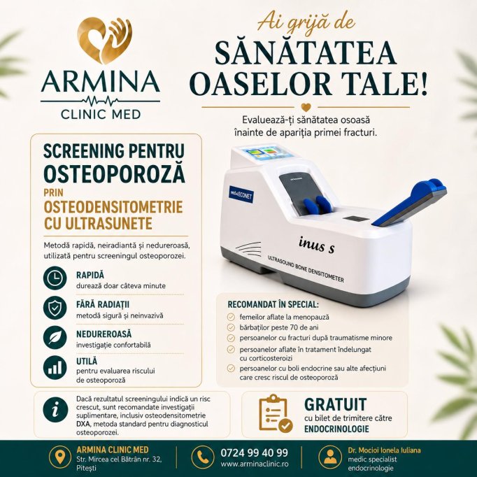 Consult CNAS pentru osteoporoză
