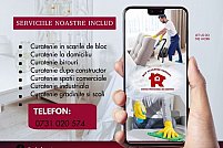 Red Cleaning Concept