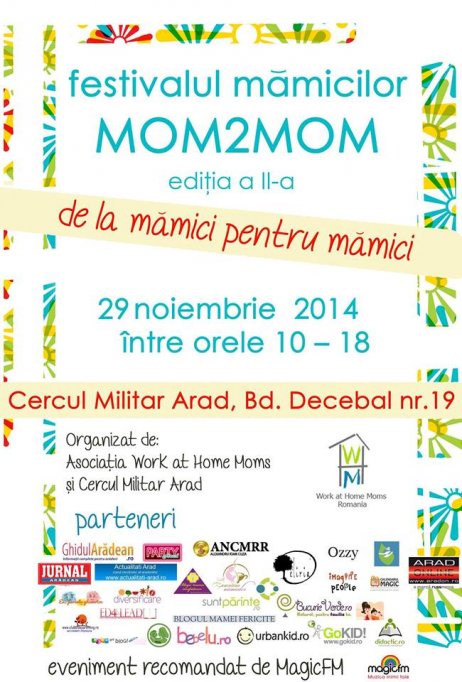 Festivalul mamicilor „MOM2MOM”, editia a 2 a, Arad