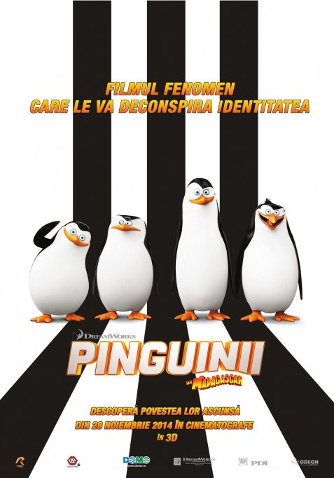 Pinguinii din Madagascar 3D Sub