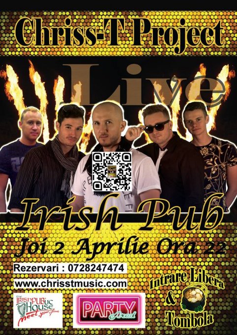 Concert Chriss-T Project in Irish PUB Arad