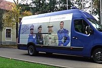 Caravana jandarmeriei recrutează tineri din județul Arad